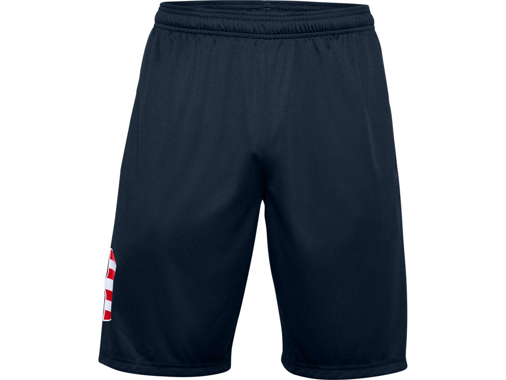 Under Armour Mens Freedom Tech Big Flag Logo Shorts - Quick-Drying Fabric