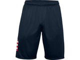 Under Armour Mens Freedom Tech Big Flag Logo Shorts - Quick-Drying Fabric