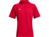 Under Armour Mens UA Command Short Sleeve Hoodie - Sweat Wicking and Heat Trapping