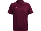 Under Armour Mens UA Command Short Sleeve Hoodie - Sweat Wicking and Heat Trapping