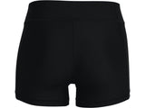Under Armour Womens HeatGear Mid-Rise Shorty Shorts - Superior Sweat Wicking