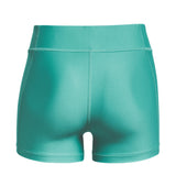 Under Armour Womens HeatGear Mid-Rise Shorty Shorts - Superior Sweat Wicking