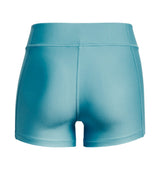 Under Armour Womens HeatGear Mid-Rise Shorty Shorts - Superior Sweat Wicking