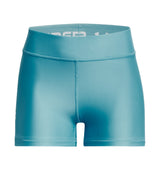 Under Armour Womens HeatGear Mid-Rise Shorty Shorts - Superior Sweat Wicking