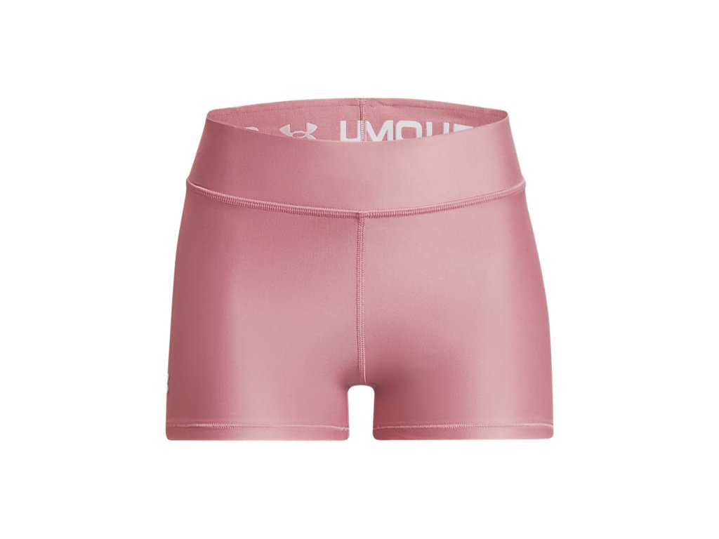 Under Armour Womens HeatGear Mid-Rise Shorty Shorts - Superior Sweat Wicking