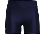 Under Armour Womens HeatGear Mid-Rise Middy Shorts - Sweat Wicking