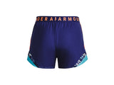 Under Armour Womens Play Up 3.0 Tri Color Shorts - Sweat Wicking