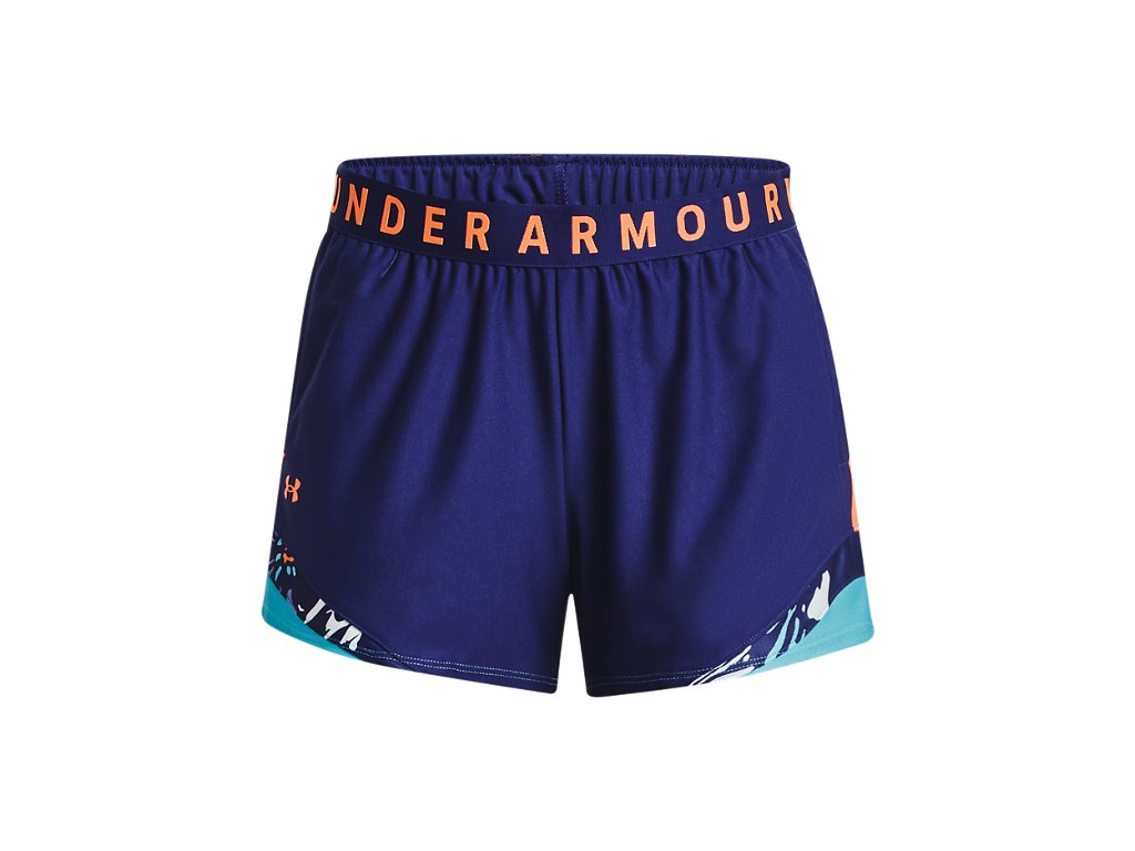 Under Armour Womens Play Up 3.0 Tri Color Shorts - Sweat Wicking