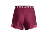 Under Armour Womens Play Up 3.0 Tri Color Shorts - Sweat Wicking