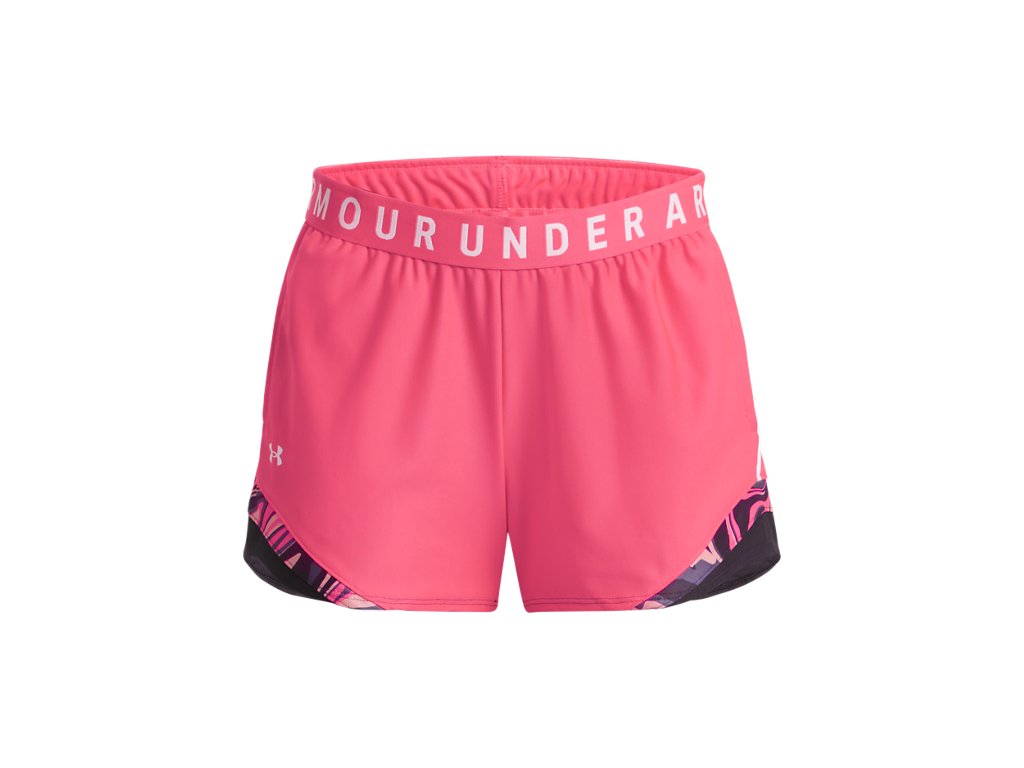 Under Armour Womens Play Up 3.0 Tri Color Shorts - Sweat Wicking