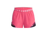 Under Armour Womens Play Up 3.0 Tri Color Shorts - Sweat Wicking