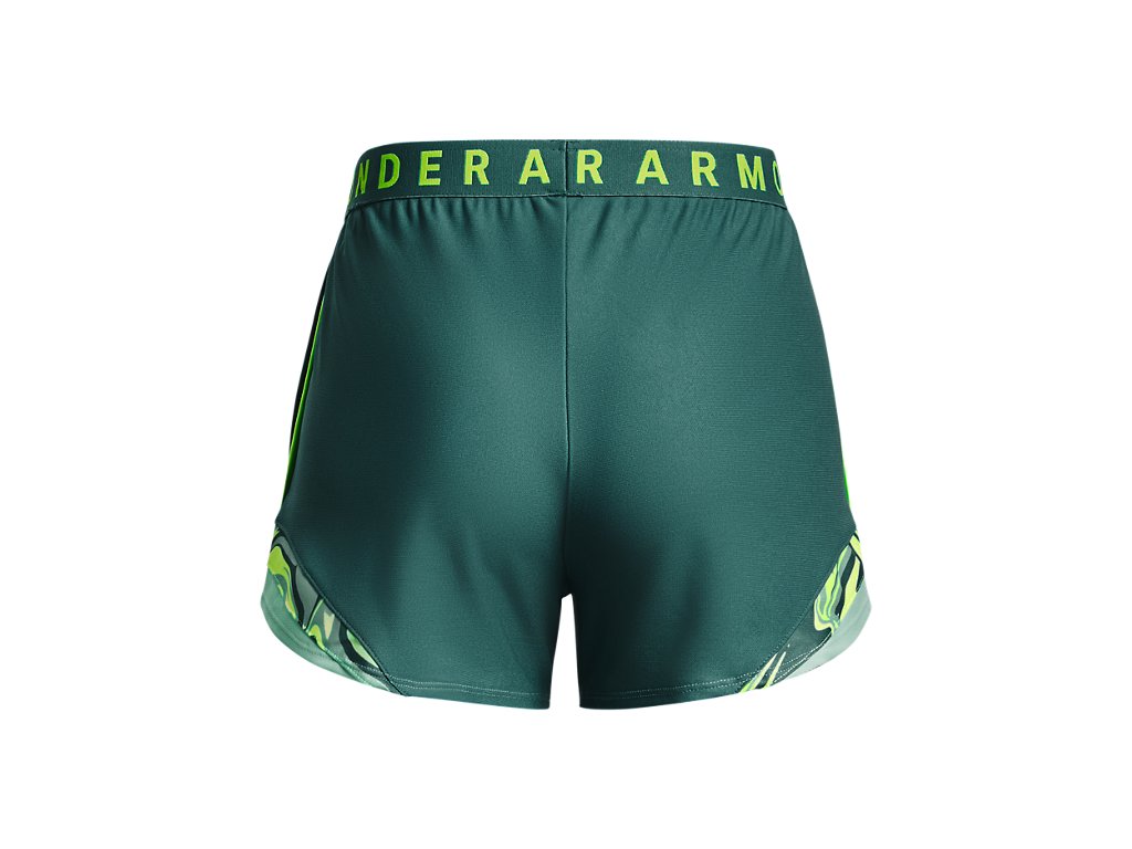 Under Armour Womens Play Up 3.0 Tri Color Shorts - Sweat Wicking