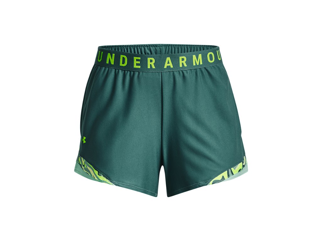 Under Armour Womens Play Up 3.0 Tri Color Shorts - Sweat Wicking
