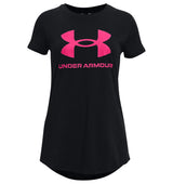 Under Armour Girls Graphic Short Sleeve T-Shirt - Quick Drying