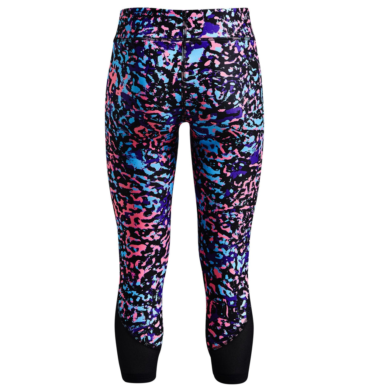 Under Armour Girls HeatGear Armour Printed Ankle Crop - Sweat-Wicking and 4-Way Stretch