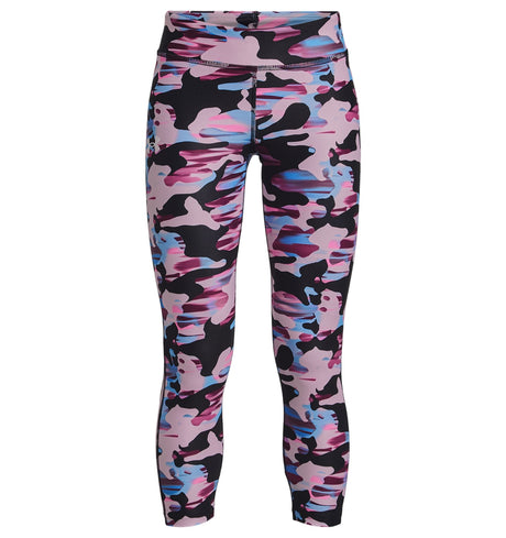 Under Armour Girls HeatGear Armour Printed Ankle Crop - Sweat-Wicking and 4-Way Stretch