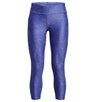 Under Armour Girls HeatGear Armour Printed Ankle Crop - Sweat-Wicking and 4-Way Stretch