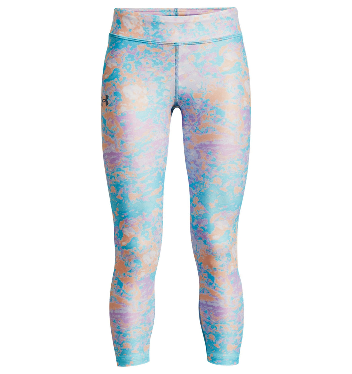 Under Armour Girls HeatGear Armour Printed Ankle Crop - Sweat-Wicking and 4-Way Stretch