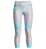 Under Armour Girls HeatGear Armour Printed Ankle Crop - Sweat-Wicking and 4-Way Stretch