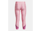 Under Armour Girls HeatGear Armour Printed Ankle Crop - Sweat-Wicking and 4-Way Stretch