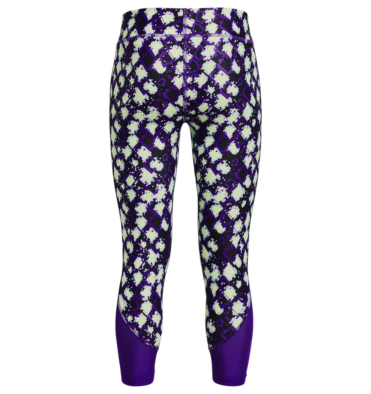 Under Armour Girls HeatGear Armour Printed Ankle Crop - Sweat-Wicking and 4-Way Stretch