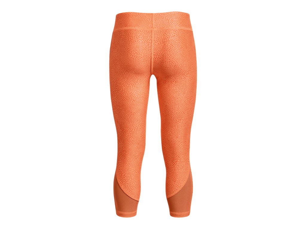 Under Armour Girls HeatGear Armour Printed Ankle Crop - Sweat-Wicking and 4-Way Stretch