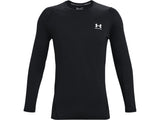 Under Armour Mens HeatGear Fitted Long Sleeve Baselayer - Superior Sweat Wicking