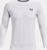 Under Armour Mens HeatGear Fitted Long Sleeve Baselayer - Superior Sweat Wicking