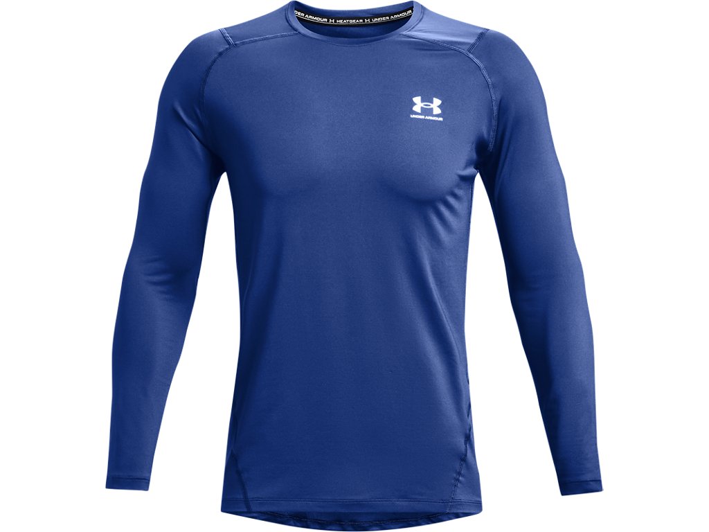 Under Armour Mens HeatGear Fitted Long Sleeve Baselayer - Superior Sweat Wicking