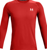 Under Armour Mens HeatGear Fitted Long Sleeve Baselayer - Superior Sweat Wicking