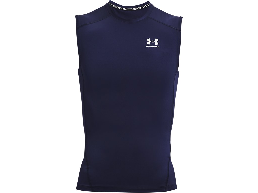 Under Armour Mens HeatGear Sleeveless Baselayer - Sweat Wicking and Superior Coverage