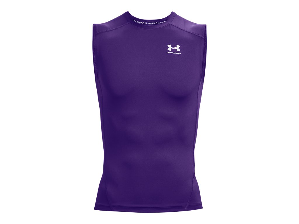 Under Armour Mens HeatGear Sleeveless Baselayer - Sweat Wicking and Superior Coverage