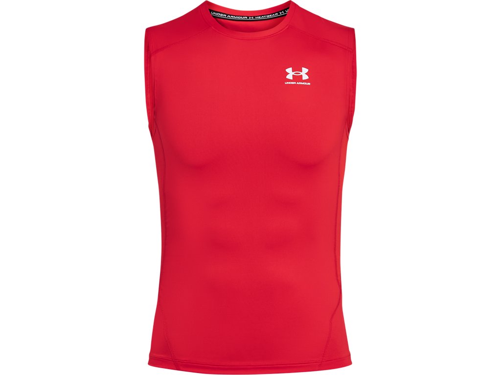 Under Armour Mens HeatGear Sleeveless Baselayer - Sweat Wicking and Superior Coverage