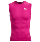 Under Armour Mens HeatGear Sleeveless Baselayer - Sweat Wicking and Superior Coverage