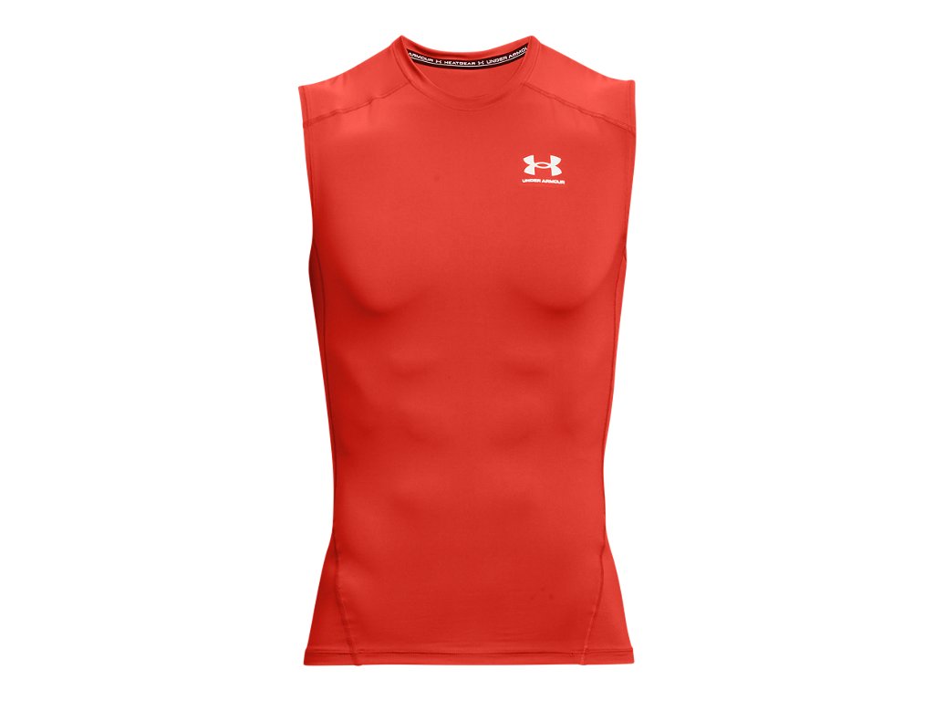 Under Armour Mens HeatGear Sleeveless Baselayer - Sweat Wicking and Superior Coverage