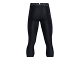 Under Armour Mens HeatGear Three Quarter Leggings - Sweat Wicking and Ultra-Tight Fit