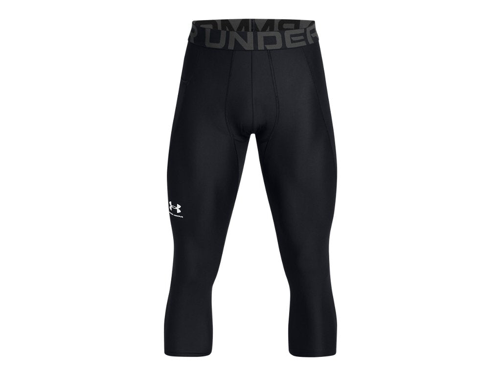 Under Armour Mens HeatGear Three Quarter Leggings - Sweat Wicking and Ultra-Tight Fit