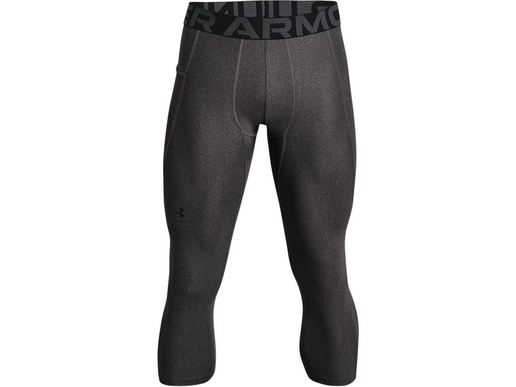 Under Armour Mens HeatGear Three Quarter Leggings - Sweat Wicking and Ultra-Tight Fit