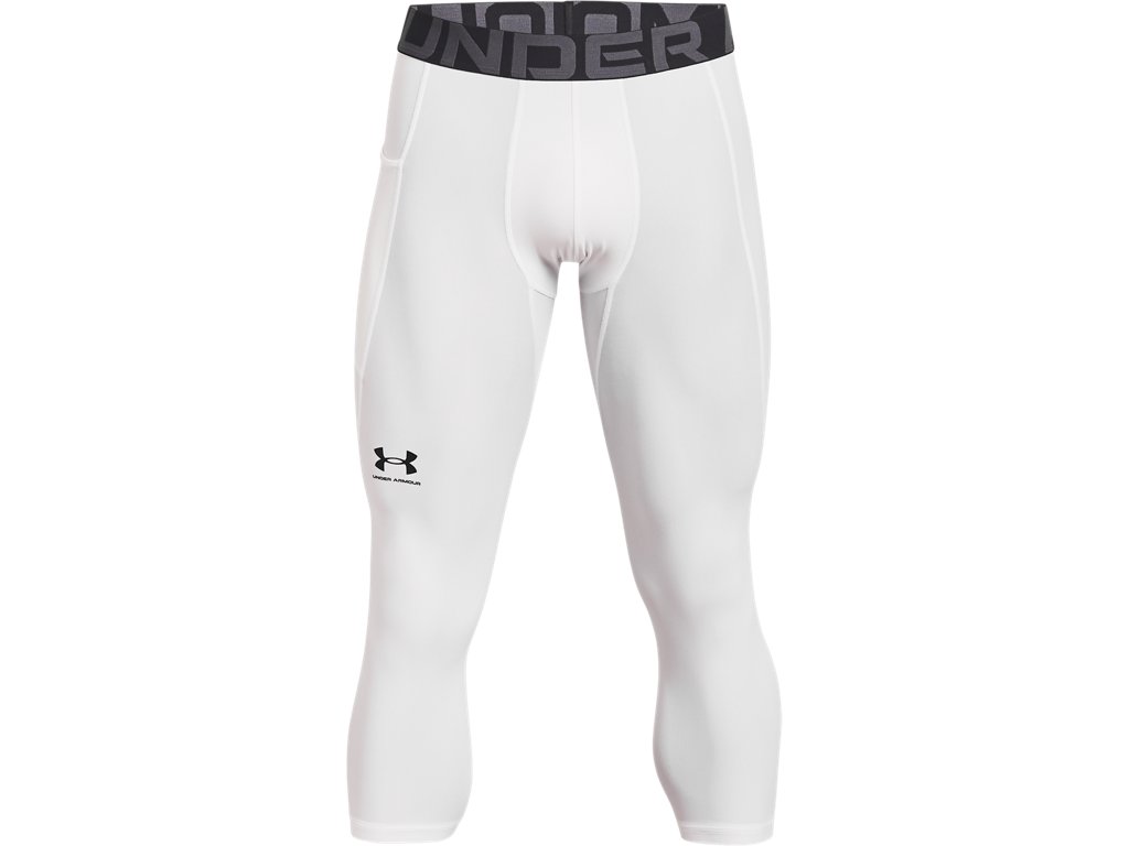 Under Armour Mens HeatGear Three Quarter Leggings - Sweat Wicking and Ultra-Tight Fit