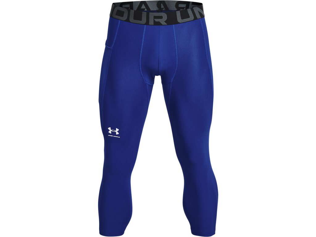 Under Armour Mens HeatGear Three Quarter Leggings - Sweat Wicking and Ultra-Tight Fit