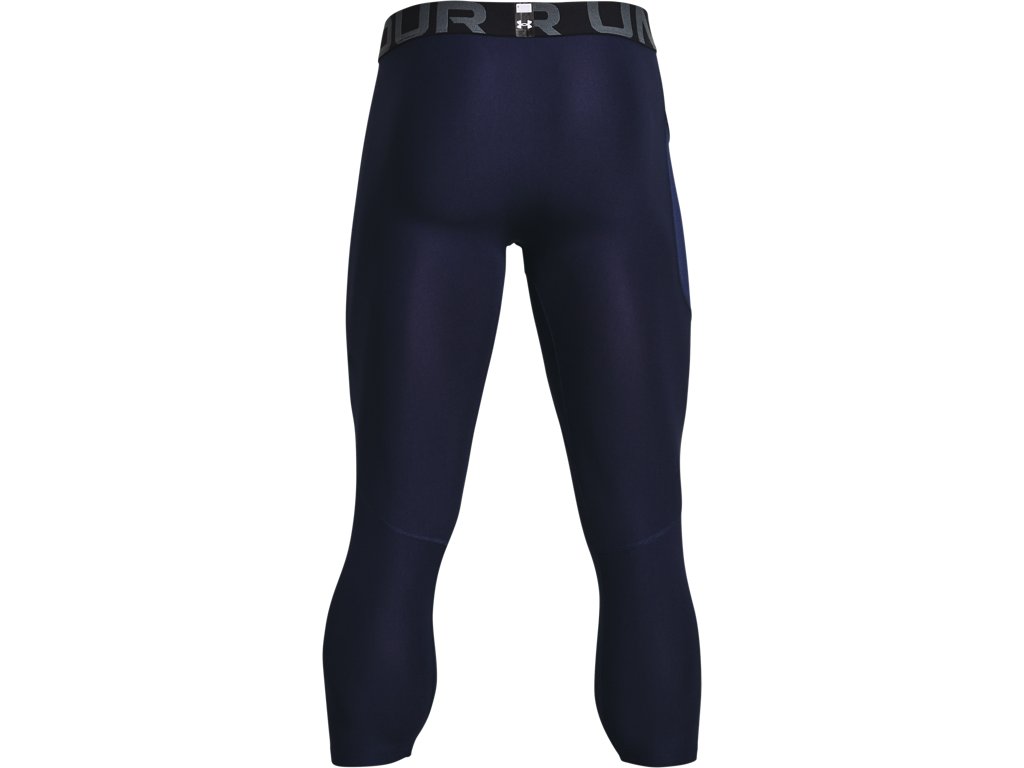 Under Armour Mens HeatGear Three Quarter Leggings - Sweat Wicking and Ultra-Tight Fit