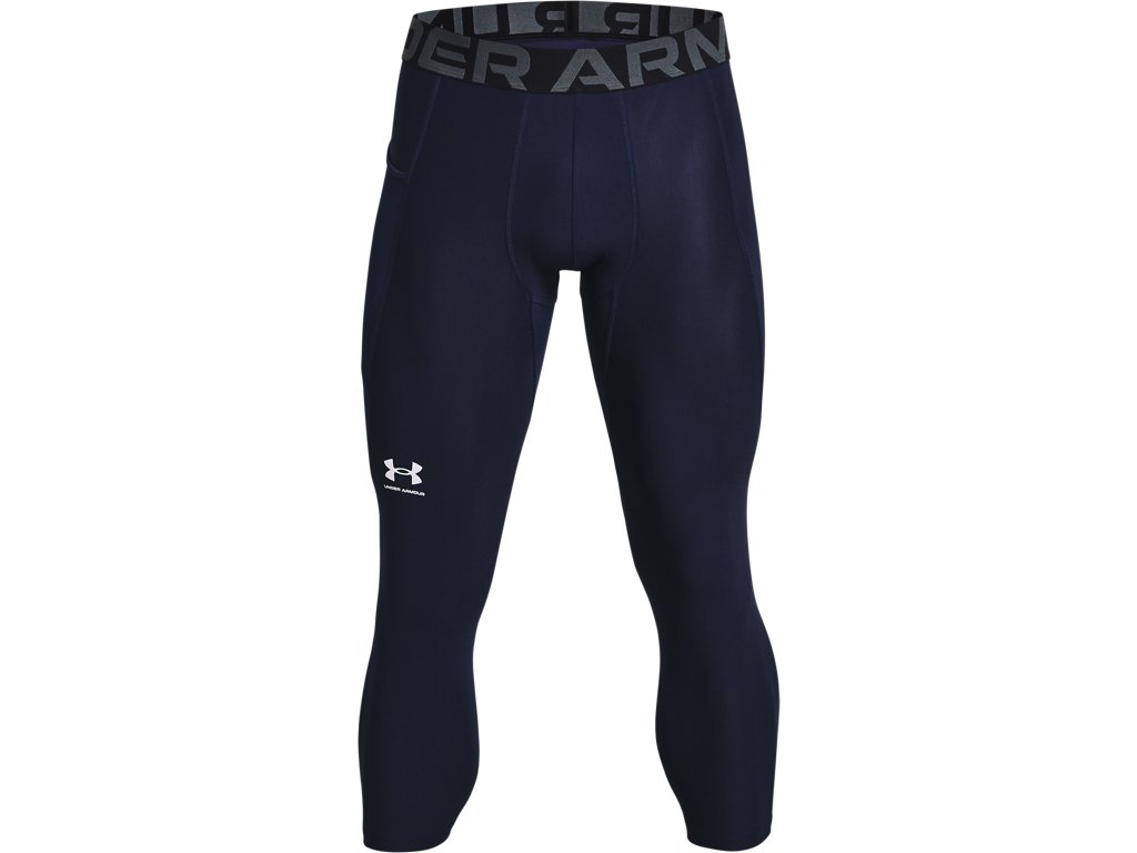 Under Armour Mens HeatGear Three Quarter Leggings - Sweat Wicking and Ultra-Tight Fit