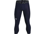 Under Armour Mens HeatGear Three Quarter Leggings - Sweat Wicking and Ultra-Tight Fit