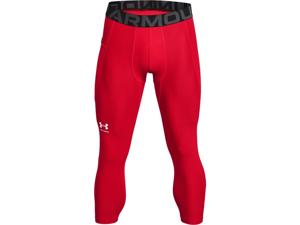 Under Armour Mens HeatGear Three Quarter Leggings - Sweat Wicking and Ultra-Tight Fit