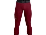 Under Armour Mens HeatGear Three Quarter Leggings - Sweat Wicking and Ultra-Tight Fit