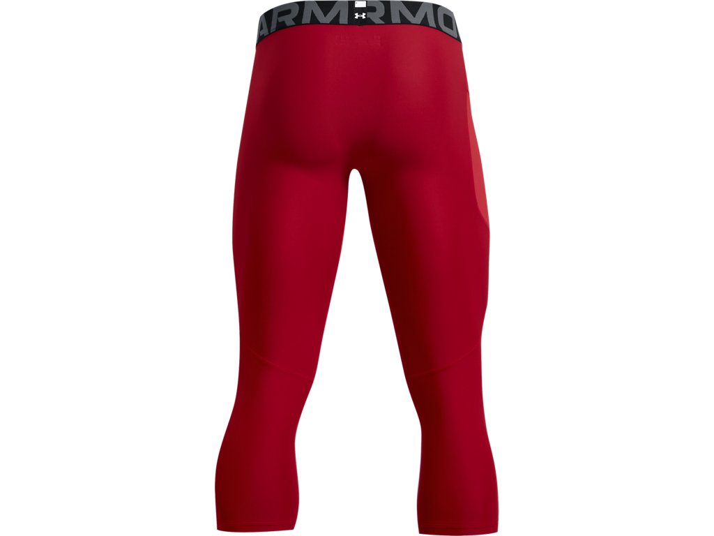 Under Armour Mens HeatGear Three Quarter Leggings - Sweat Wicking and Ultra-Tight Fit