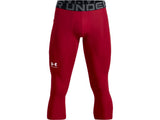 Under Armour Mens HeatGear Three Quarter Leggings - Sweat Wicking and Ultra-Tight Fit
