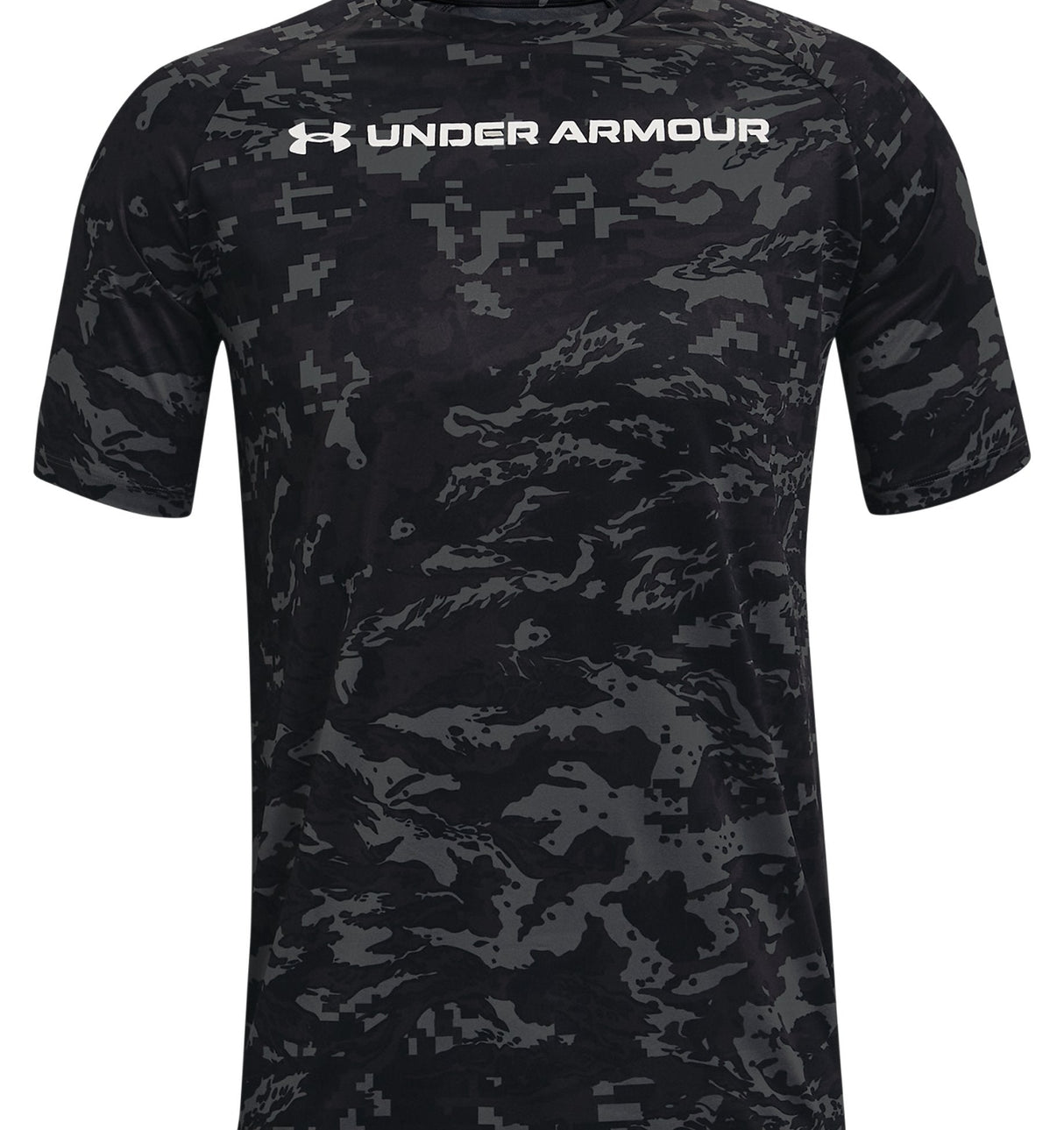 Under Armour Mens ABC Camo Short Sleeve Shirt - Quick-Drying Tech Fabric