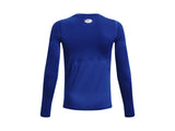 Under Armour Boys HeatGear Armour Long Sleeve Shirt - Sweat Wicking Apparel