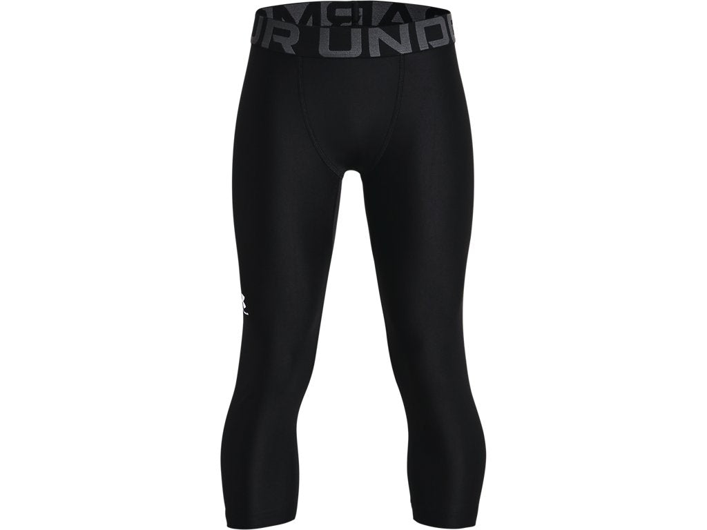 Under Armour Boys HeatGear Armour Three Quarter Leggings - Sweat Wicking Apparel